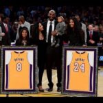 Kobe Bryant No.8 & No.24 Jersey Retirement In Los Angeles